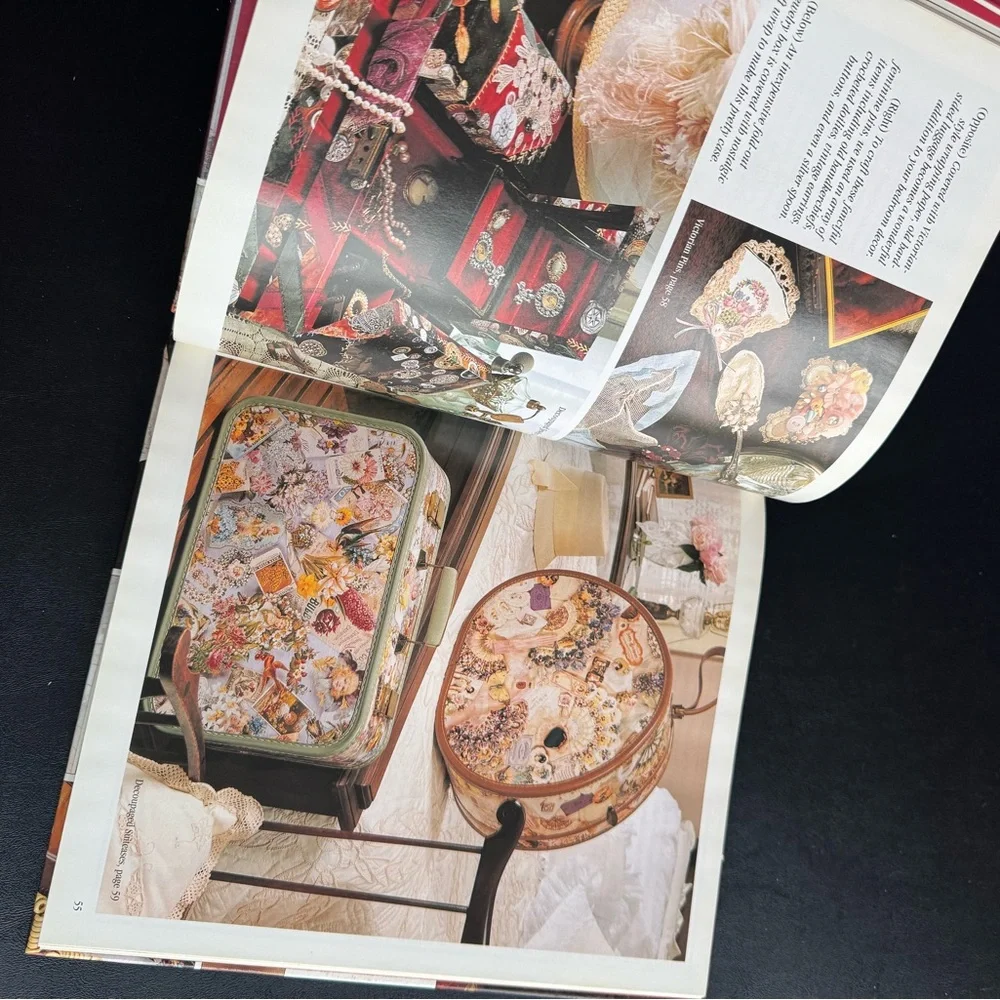 'Junk Chic' Decorative Home Accent Book - Black Cover - Picture 2 of 5